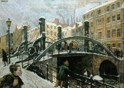 Jungfern Bridge by Hans Baluschek